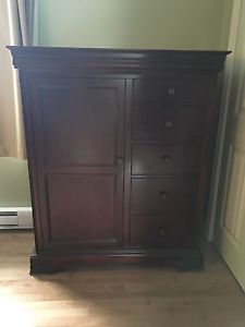 Solid cheery wood armoire