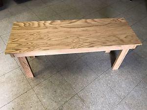 Solid wood handmade coffee table