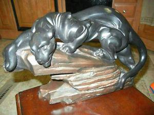 Stalking Panther Sculpture