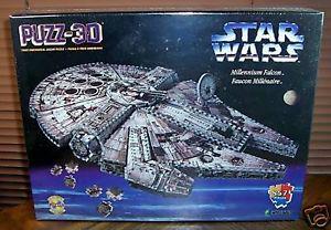 Star Wars Millenium Falcon 3D Puzzle (Puzz-3D 857 Pieces)