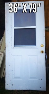 Steel Door used 36" x 79