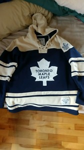 Toronto Maple Leafs Men's Hoodie Sweater Jersey - Large