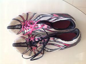 Track shoes, size 8