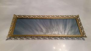 Vanity tray painted gold $