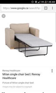Wanted: Pull out chair bed