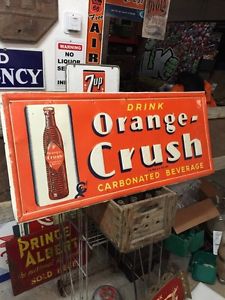 Wanted: Wanted Orange Crush signs clocks etc