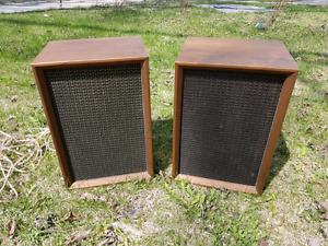 Wood enclosed speakers