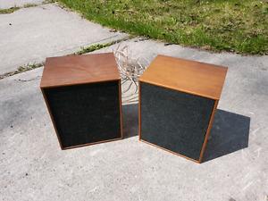 Wood enclosed speakers