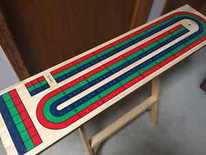Wooden Crib Board 42" long x 10" wide with stand 29" in