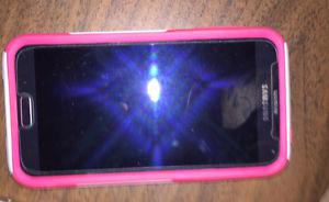 samsung galaxy S5 neo with Pink Otter box and protective