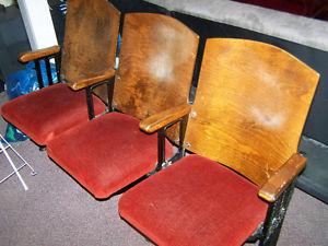 vintage theatre seats