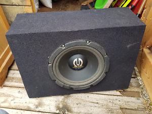 12 inch Pioneer subwoofer in box