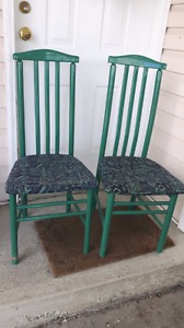 2 chairs