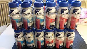 24x Ensure Meal Replacement Drinks Strawberry & Mixed Berry