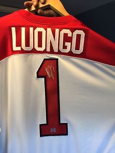 Authentic  luongo autographed Olympic jersey