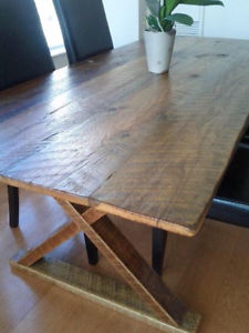 Barn wood farm table