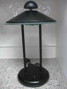 Black Halogen Table/Desk Lamp - excellent condition