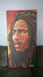 Bob Marley canvas