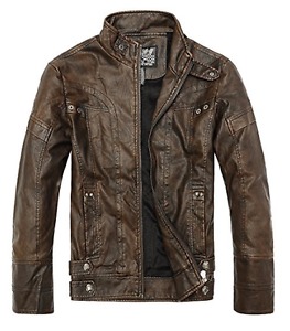 Brand New Men's Leather Jacket Small / Medium