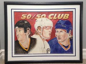 " CLUB" of Wayne Gretzky, Mario Lemieux and Brett Hull