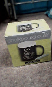 Chalkboard coffee cup