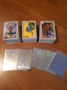  Collectable D.C. comic cards