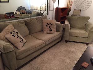 Couch, chair & Ottoman