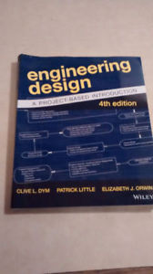 Engineering Design: A project based Introduction.