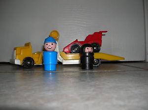 Fisher Price little people Indy Racer set