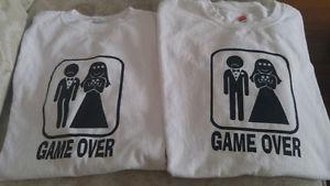 Fun wedding tshirts