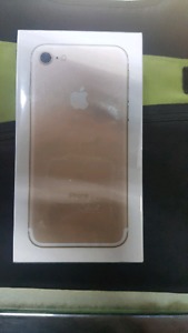 IPhone 7 sealed in box never been used locked to