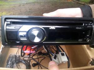 JVC car receiver stereo tuner blue tooth