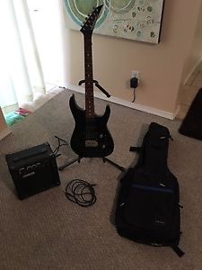 Jackson Electric Guitar + Delta Amp & Bag