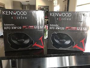 Kenwood subwoofers and amp