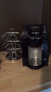Keurig machine + K-cup carousel