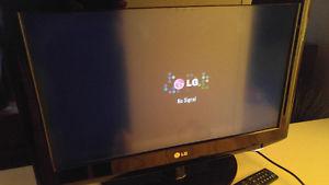 LG 26 inch LCD flat screen tv