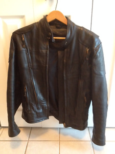 Ladies Leather Motorcycle Jacket
