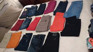 Ladies sizes  each pair pants and jeans.