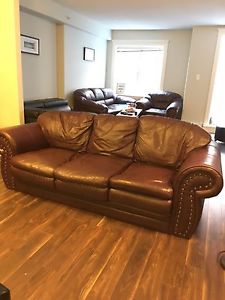 Leather couch