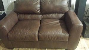 Leather couches/recliner