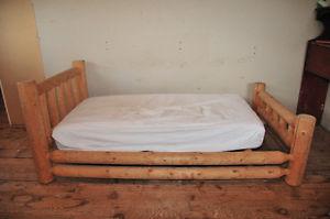 Log Toddler Bed