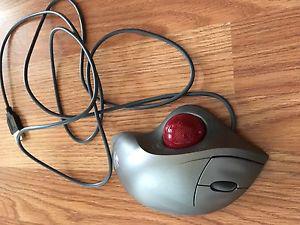 Logitech Mouse with Tracking Ball