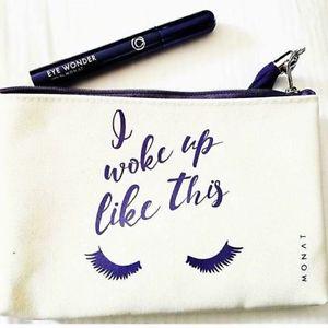 Monat Eye Wonder growth Serum with free makeup bag