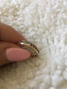 Mothers Day is coming!!9 Diamond Channel Setting 14k Ring