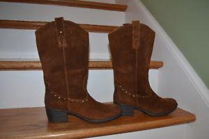 NEW SIZE 9 LADIES SUEDE COWBOY BOOTS