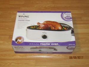 New Rival 20 lb Turkey Roaster Oven