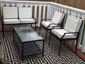 Patio Chairs and Loveseat