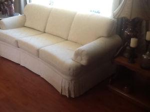 Quality custom upholstered sofa and chair