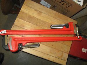 RIGID 36 INCH STEEL PIPE WRENCHES