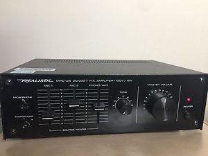 Realistic MPA-25 Receiver with 2 Microphone inputs --